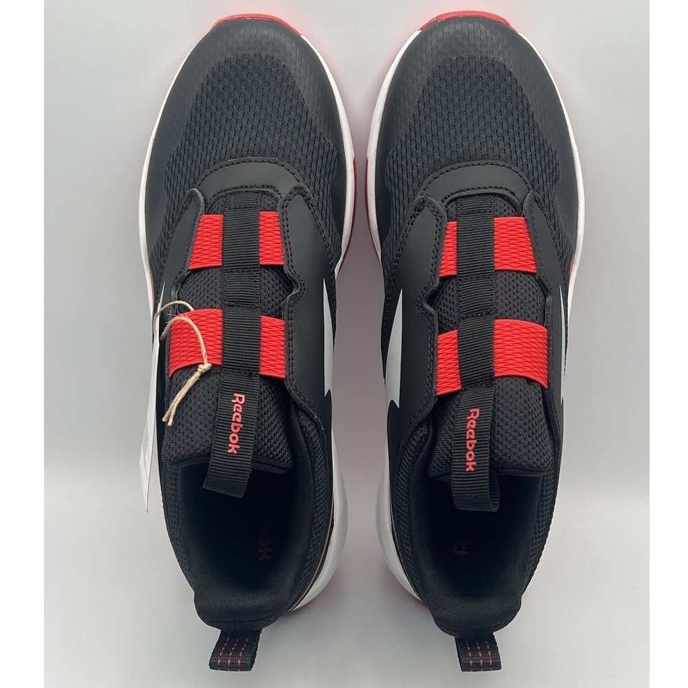 Reebok XT Sprinter Red Black Running Slip On Shoes - Kids Youth Size 6.5 NEW - Picture 5 of 8